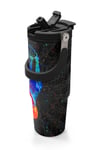 CORAL HİGH GRİ BASKETBOL DESENLİ 900 ml ÇELİK TERMOSLU 4'LÜ OKUL ÇANTA SETİ