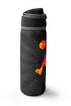 Coral High Gri Basketbol Desenli Pipetli ve Direkt İçim Çelik Termos 800 ml 38532
