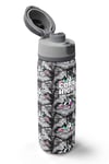 Coral High Gri Kedi Desenli Pipetli ve Direkt İçim Çelik Termos 800 ml 38527