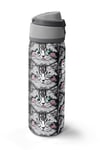 Coral High Gri Kedi Desenli Pipetli ve Direkt İçim Çelik Termos 800 ml 38527