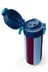 Coral High Kids Bordo Mavi Taraftar Desenli Pipetli ve Direkt İçim Çelik Termos 500 ml 31788