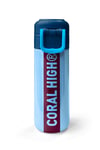 Coral High Kids Bordo Mavi Taraftar Desenli Pipetli ve Direkt İçim Çelik Termos 500 ml 31788