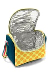 CORAL HİGH KİDS ÇOK RENKLİ DAMA ÇİZGİ PUANTİYE DESENLİ 3'LÜ OKUL ÇANTA SETİ