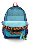 CORAL HİGH KİDS DRAGON DESENLİ 500 ml ÇELİK TERMOSLU 4'LÜ OKUL ÇANTA SETİ 
