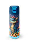 CORAL HİGH KİDS DRAGON DESENLİ 500 ml ÇELİK TERMOSLU 4'LÜ OKUL ÇANTA SETİ 