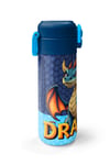 CORAL HİGH KİDS DRAGON DESENLİ 500 ml ÇELİK TERMOSLU 4'LÜ OKUL ÇANTA SETİ 