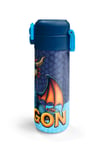 CORAL HİGH KİDS DRAGON DESENLİ 500 ml ÇELİK TERMOSLU 4'LÜ OKUL ÇANTA SETİ 