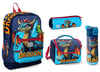 CORAL HİGH KİDS DRAGON DESENLİ 500 ml ÇELİK TERMOSLU 4'LÜ OKUL ÇANTA SETİ 