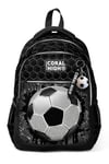Coral High Kids Futbol Desenli Üç Bölmeli Okul Sırt Çantası 23653