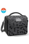 CORAL HİGH KİDS GRİ SİYAH YARASA DESENLİ 3'LÜ OKUL ÇANTA SETİ 