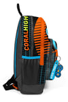 Coral High Kids Gri Turuncu Gamer Desenli Dört Bölmeli Okul Sırt Çantası 23746