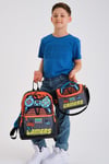 CORAL HİGH KİDS GRİ TURUNCU GAMER DESENLİ 3'LÜ OKUL ÇANTA SETİ 