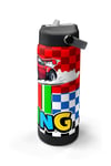 CORAL HİGH KİDS KIRMIZI ARABA DESENLİ 650 ml ÇELİK TERMOSLU 4'LÜ OKUL ÇANTA SETİ 