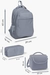 CORAL HİGH KİDS KIRMIZI ARABA DESENLİ 3'LÜ OKUL ÇANTA SETİ 