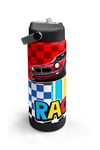 CORAL HİGH KİDS KIRMIZI ARABA DESENLİ 650 ml ÇELİK TERMOSLU 4'LÜ OKUL ÇANTA SETİ 