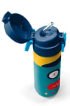 CORAL HİGH KİDS LACİVERT ÇİVİT ROBOT DESENLİ ÇELİK TERMOSLU 4'LÜ OKUL ÇANTA SETİ 