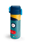 CORAL HİGH KİDS LACİVERT ÇİVİT ROBOT DESENLİ ÇELİK TERMOSLU 4'LÜ OKUL ÇANTA SETİ 
