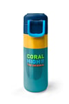 CORAL HİGH KİDS LACİVERT ÇİVİT ROBOT DESENLİ ÇELİK TERMOSLU 4'LÜ OKUL ÇANTA SETİ 