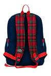Coral High Kids Lacivert Ekose Fiyonk Desenli Okul Sırt Çantası 33207