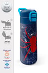 Coral High Kids Lacivert Kırmızı Örümcek Desenli Pipetli ve Direkt İçim Çelik Termos 500 ml 31931