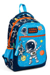 Coral High Kids Lacivert Mavi Astronot Desenli Üç Bölmeli Okul Sırt Çantası 23486