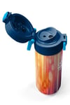 Coral High Kids Lacivert Renkli Çizgili Desenli Pipetli ve Direkt İçim Çelik Termos 500 ml 31890
