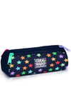 CORAL HİGH KİDS LACİVERT RENKLİ YILDIZ DESENLİ ÇEKÇEKLİ 3'LÜ ÇANTA SETİ 