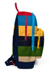 Coral High Kids Lacivert Sarı Kırmızı Çizgi Desenli Okul Sırt Çantası 33212