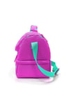 CORAL HİGH KİDS NEON PEMBE SU YEŞİLİ KALP DESENLİ 600 ml ÇELİK TERMOSLU ÇEKÇEKLİ 4'LÜ ÇANTA SETİ