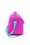 CORAL HİGH KİDS NEON PEMBE SU YEŞİLİ KALP DESENLİ ÇELİK TERMOSLU 4'LÜ OKUL ÇANTA SETİ