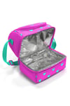 CORAL HİGH KİDS NEON PEMBE SU YEŞİLİ KALP DESENLİ 600 ml ÇELİK TERMOSLU ÇEKÇEKLİ 4'LÜ ÇANTA SETİ