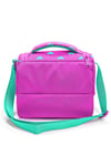 CORAL HİGH KİDS NEON PEMBE SU YEŞİLİ KALP DESENLİ 600 ml ÇELİK TERMOSLU ÇEKÇEKLİ 4'LÜ ÇANTA SETİ