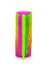 CORAL HİGH KİDS NEON RENKLİ DAMA DESENLİ 3'LÜ OKUL ÇANTA SETİ 