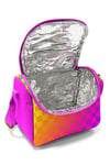 CORAL HİGH KİDS NEON RENKLİ DAMA DESENLİ 3'LÜ OKUL ÇANTA SETİ 