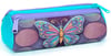 CORAL HİGH KİDS PASTEL RENKLİ KELEBEK DESENLİ DESENLİ 3'LÜ OKUL ÇANTA SETİ