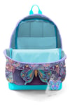 CORAL HİGH KİDS PASTEL RENKLİ KELEBEK DESENLİ DESENLİ 3'LÜ OKUL ÇANTA SETİ