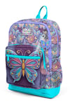 CORAL HİGH KİDS PASTEL RENKLİ KELEBEK DESENLİ  4'LÜ OKUL ÇANTA SETİ