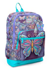 Coral High Kids Pastel Renkli Kelebek Desenli Okul Sırt Çantası 33206