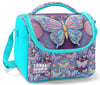CORAL HİGH KİDS PASTEL RENKLİ KELEBEK DESENLİ ÇEKÇEKLİ 3'LÜ ÇANTA SETİ