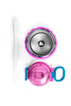 CORAL HİGH KİDS PEMBE RENGARENK DONDURMA DESENLİ 500 ml ÇELİK TERMOSLU 4'LÜ OKUL ÇANTA SETİ