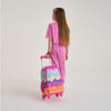 CORAL HİGH KİDS PEMBE RENGARENK DONDURMA DESENLİ ÇEKÇEKLİ 3'LÜ ÇANTA SETİ 