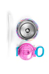 CORAL HİGH KİDS PEMBE SARI LAVANTA KAMUFLAJ DESENLİ 500 ml ÇELİK TERMOSLU 4'LÜ OKUL ÇANTA SETİ