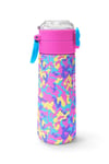 CORAL HİGH KİDS PEMBE SARI LAVANTA KAMUFLAJ DESENLİ 500 ml ÇELİK TERMOSLU 4'LÜ OKUL ÇANTA SETİ