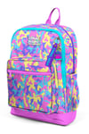 CORAL HİGH KİDS PEMBE SARI LAVANTA KAMUFLAJ DESENLİ 500 ml ÇELİK TERMOSLU 4'LÜ OKUL ÇANTA SETİ
