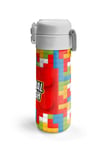 CORAL HİGH KİDS RENKLİ BLOK DESENLİ 500 ml TERMOSLU 4'LÜ OKUL ÇANTA SETİ