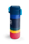 Coral High Kids Renkli Çizgi Desenli Pipetli ve Direkt İçim Çelik Termos 500 ml 38122