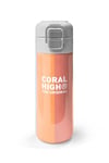 Coral High Kids Renkli Çizgili Desenli Pipetli ve Direkt İçim Çelik Termos 500 ml 31880