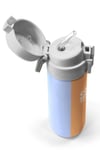 Coral High Kids Renkli Çizgili Desenli Pipetli ve Direkt İçim Çelik Termos 500 ml 31880