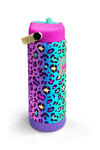 CORAL HİGH KİDS RENKLİ LEOPAR DESENLİ 650 ml ÇELİK TERMOSLU  4'LÜ OKUL ÇANTA SETİ 