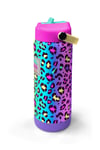 CORAL HİGH KİDS RENKLİ LEOPAR DESENLİ 650 ml ÇELİK TERMOSLU  4'LÜ OKUL ÇANTA SETİ 
